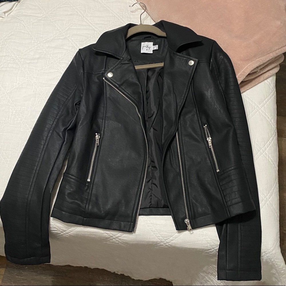 Princess Polly outlaw blue Moto jacket (never worn
